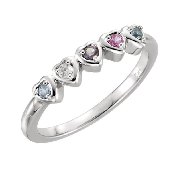 Sterling Silver Long Oval Ring - Choose Your Color, .925 Solid Silver Jewelry - View #4