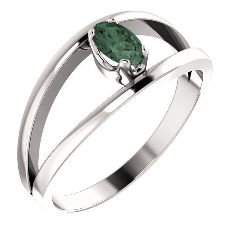 Mother/'s Ring 1-6 Oval Stones Sterling Silver Mother/'s Day Jewelry Family Ring