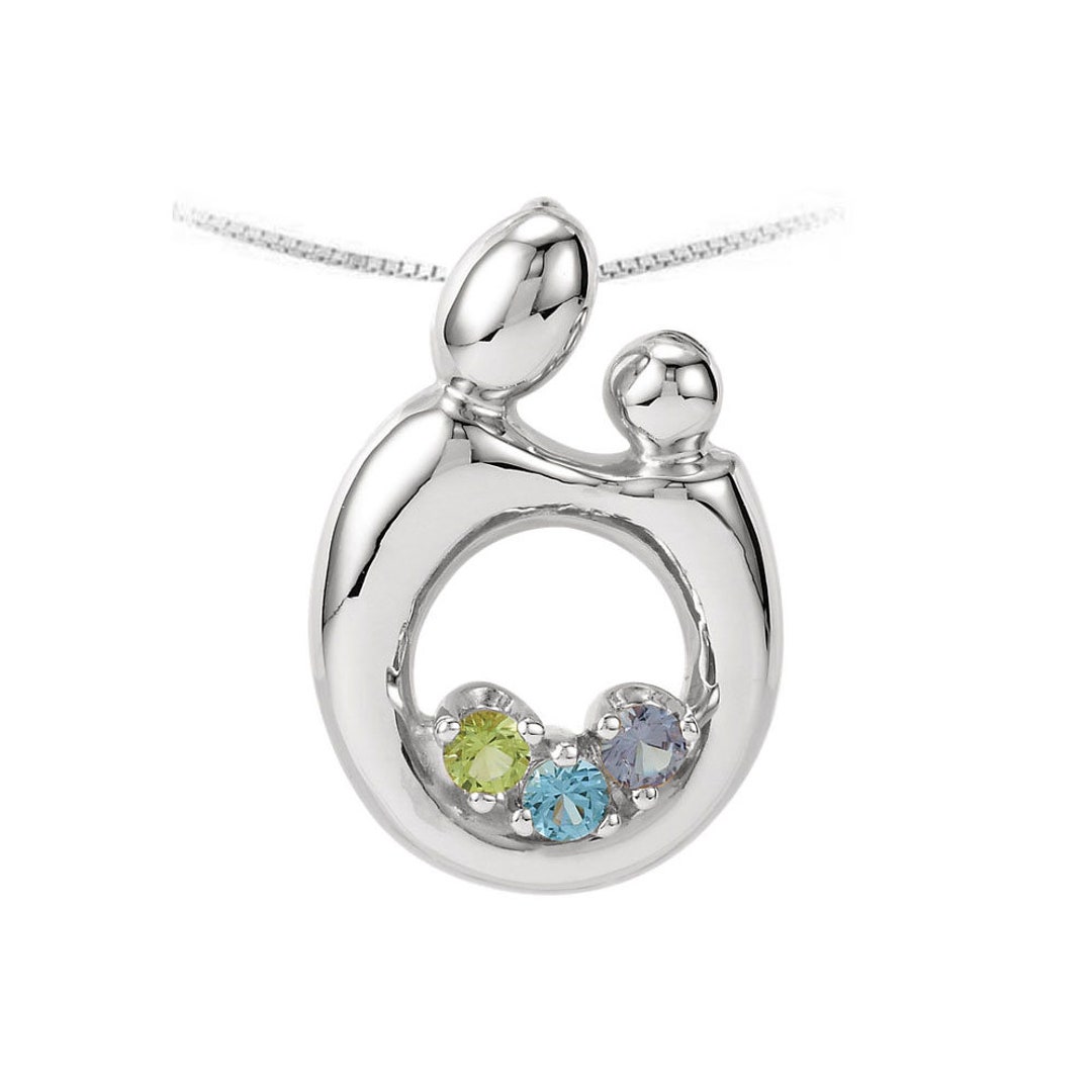 Ciondolo portafortuna da donna in argento sterling 925 con
