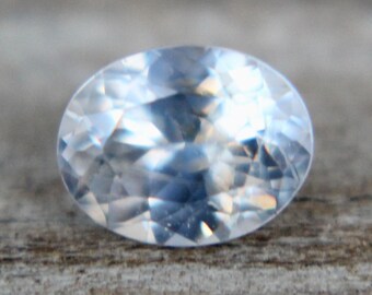 Natural White Sapphire| Oval Cut | 5.80x4.56 mm | 0.60 Carat | Engagement Rings | Wedding Jewellery | Sapphire Rings |  Pendants