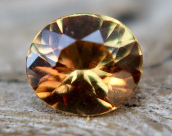 Natural Brownish Orange Sapphire | Oval Cut | 0.81 Carat | 6.31x5.54 mm | Natural Sapphire | Engagement Rings | Wedding Bands | Stones