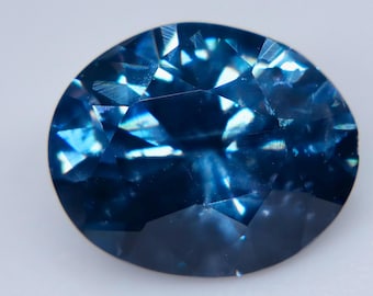 1.35ct Natural Cobalt Blue Spinel, Oval Cut Untreated Ceylon Loose Gemstone