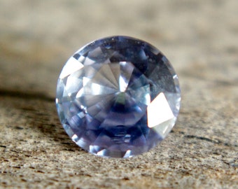 Natural Blue Sapphire | Round Cut | 6.30 mm | 1.19 Carat | Loose Sapphire | Natural Sapphire | Sapphire Rings | Gem Stones | Crystals