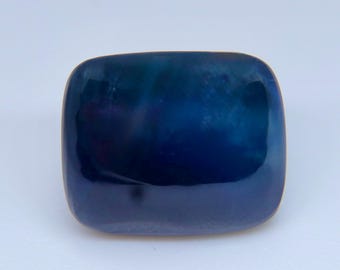5.64ct Unheated Natural Blue Sapphire Sugarloaf Cut | Rectangular Cushion | Ceylon Sapphire | Earth Sourced Gem | Fine Jewelry Stone