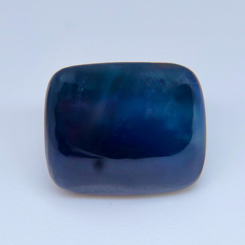 5.64ct Unheated Natural Blue Sapphire Sugarloaf Cut | Rectangular Cushion | Ceylon Sapphire | Earth Sourced Gem | Fine Jewelry Stone image 1