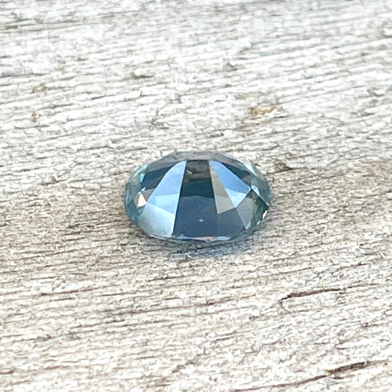 Natural Teal Sapphire Oval Cut 6.30x4.73 mm LOOSE GEMSTONE FOR A Engagement Jewellery image 4