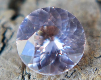 Natural Pale Pink Sapphire | Round Cut | 1.08 Carat | 6.25 mm | VVS | Engagement Ring | Sapphire Jewellery | Gemstones Jewellery | Stones