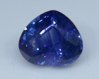 Natural Blue Sapphire | Heart Cut | 5.63x4.91 mm | Blue Sapphire Rings | Engagement Rings | Jewellery Making | Bench Jeweller