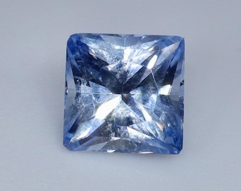 Natural Blue Sapphire 1.12 ct | Princess Cut Ceylon Sapphire | VS Heated Loose Sapphire Gemstone