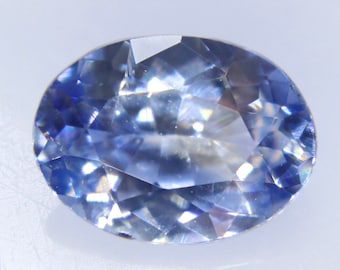 Natural Pale Blue Sapphire | Oval Cut | 6.51x4.86 mm | 0.70 Carat  | Loose Sapphire | Sapphire Jewellery | Gemstones Rings