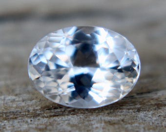 Natural White Sapphire | Oval Cut | 6.60x4.92 mm | Unheated Untreated Sapphire | Loose Colourless Sapphire | Sapphire Ring | Engagement Ring