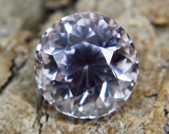 Natural White Sapphire | Round Cut | 6.37 mm | VS | Unheated Sapphire | Unburnt Sapphire | Untreated Sapphire | Ceylon Colourless Sapphire