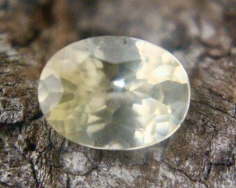 Natural Pale Yellow Sapphire | Oval Cut | 7.00x5.00 mm | Clean | Unheated Untreated Gemstones | LOOSE SAPPHIRE RING | Engagement Ring