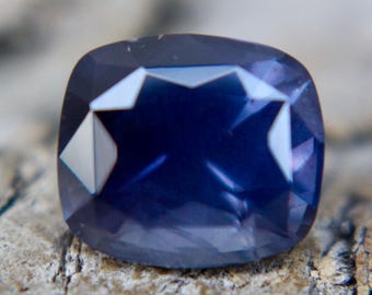 Natural Vivid Purple Sapphire | Cushion Cut | 2.97 Carat | 8.42x7.38 mm | Unheated Sapphire | Engagement Ring | Wedding Ring |Sapphire Ring