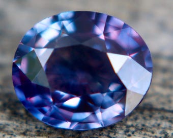 Natural Purple Sapphire 1.53ct Unheated Ceylon VVS Oval | Loose Sapphire for Engagement Ring | Rare Natural Gemstone | Collector Stone