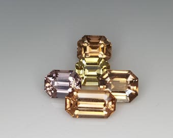 Natural Zircon Set | Gemstone Set | 7mm - 5mm | 7.20 Carat | Unheated | Untreated | Loose Zircons