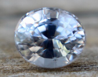 Natural Colourless Sapphire | Oval Cut | 5.79x4.94 mm | Unheated | Untreated | White Sapphire | Engagement Rings