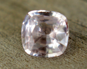 Natural Pale Pink Sapphire | Round Cut | 1.12 Carat | 6.05x5.98 mm | Sapphire Gemstone | Ceylon Sapphire Jewellery Making Projects Gemstone