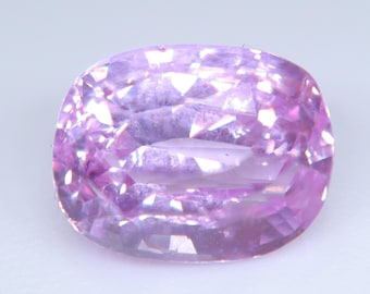 Natural Pink Sapphire 2.16ct Cushion Cut Ceylon Loose Gemstone, Pink Sapphire Engagement Ring Stone, Untreated Sapphire, VS Clarity