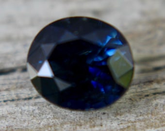 Loose Blue Green Sapphire | Oval Cut | 6.63x5.77 mm | 1.50 Carat |  Unheated Untreated Gemstones | Engagement Rings | Sapphire Rings