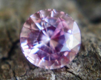 Natural Pale Pink Sapphire | Round Cut | 1.11 Carat | 6.04 mm | Engagement Ring | Sapphire Jewellery | Gemstones Jewellery | Stones