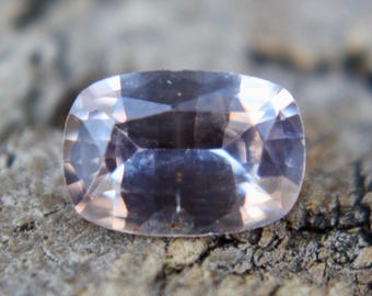 Natural Pale Pink Purple Sapphire | Unique Beautiful Colour | Cushion Cut | 7.92x5.46 mm | 1.20 Carat | Unheated | Untreated Gemstones