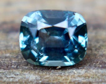 Natural Green Sapphire | Cushion Cut | 1.02 Carat | 5.88x4.90 mm | Loose Sapphire | Green Sapphire Rings | Jewellery | Gemstones
