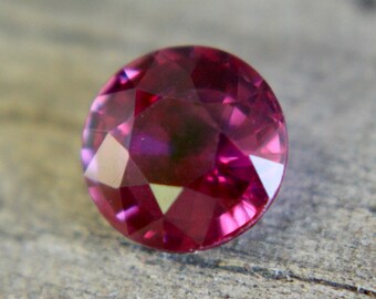 Natural Purplish Pink Blue Sapphire | Round Cut | 1.08 Carat | Pink Sapphire | Loose Sapphire | Natural Gemstones | Jewellery Making Stones