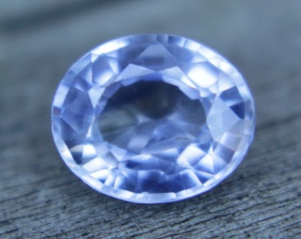 Natural Blue White Sapphire | Oval Cut | 1.20 Carat | 7.00x6.00 mm | Engagement Ring | Sapphire Ring | COLOURED Sapphire | Loose Gemstones