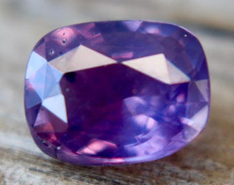 Natural Purple Sapphire | Cushion Cut | 6.98x5.46 mm | 1.27 Carat | Engagement Rings | Purple Sapphire Rings | Natural Purple Sapphires