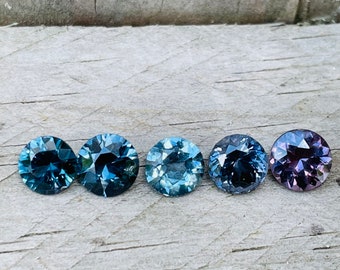 Natural Mix Coloured Spinel Set Of Gemstone |  Round Cut | 4.85 Carat | 6.40 - 6.00 mm | Spinel Jewellery | Jewellery Making Stones