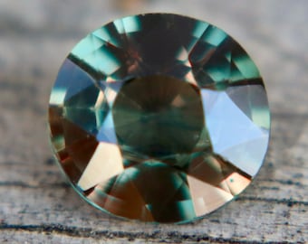 Natural Green Brown Sapphire 1.33ct Oval Cut Madagascar Unheated Loose Sapphire Gemstone for Engagement Ring Jewelry Making