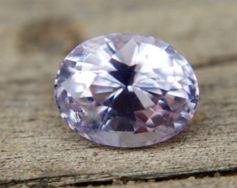 Natural Pale Pinkish  Purple Sapphire | Oval Cut | 7.48x5.91 mm | 1.80 Carat | Engagement Rings | Purple Sapphire Rings |