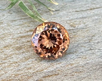 Natural Brown Sapphire | Round Cut | 7.50 mm | 2.60 Carat | Eye Clean | LOOSE GEMSTONE | Jewellery Making | Engagement Jewellery |