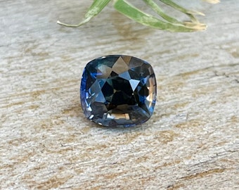 Natural Multi Coloured Sapphire | Cushion Cut | 5.62x5.29 mm | 1.09 Carat | Engagement Rings | Wedding Bands | Jewellery | Custom Jewellery