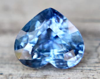 Natural Blue Sapphire Heart Cut 1.76 Carat | Unheated | Ceylon Sapphire | Loose Sapphire for Engagement Ring | Ethical Gemstone