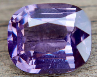 3.10ct Natural Purple Spinel | Cushion Cut | Unheated Untreated Ceylon Gemstone | Earth Sourced Loose Stone | Engagement Jewelry Making