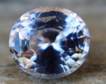 Natural Pale Pink Sapphire | Oval Cut | 6.84x6.18 mm | Loose Sapphire | Untreated Sapphire | Engagement Rings | Jewellery | Sapphire Ring
