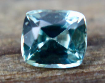Natural Green Sapphire | Cushion Cut | 0.85 Carat | 5.45x4.88 mm | Loose Sapphire | Green Sapphire Rings | Jewellery | Gemstones