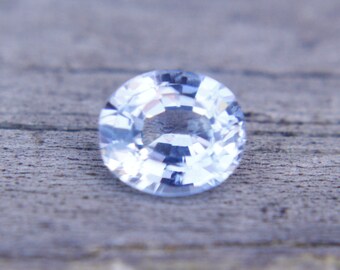 Natural Pale Blue Sapphire | Oval Cut  | 7.46x6.40 mm | 1.63 Carat |  LOOSE Blue SAPPHIRE | Jewellery Making  | Natural Sapphire