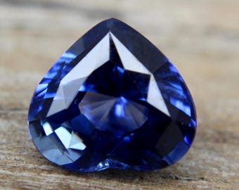 Natural Blue Sapphire | Heart Cut | 7.50x6.80 mm | 1.67 Carat | Blue Sapphire Rings | Engagement Rings | Jewellery Making | Jeweller