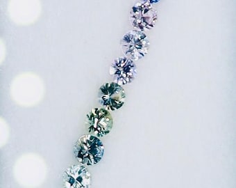 Natural Rainbow Sapphire Parcel – 6.00ct VVS Round Cut | Ideal for Tennis Bracelets & Custom Necklaces