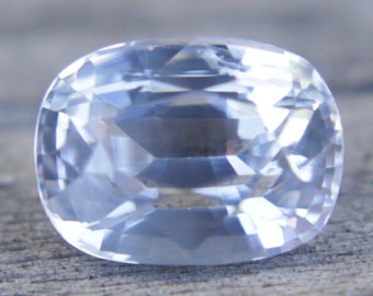 Natural Pale Blue Sapphire | Cushion Cut | 8.09x6.06 mm | 2.08 Carat | Natural Blue Sapphire Rings | Engagement Rings | Gemstones Jewellery