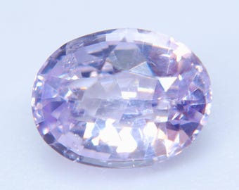 Natural Pale Pink Sapphire 1.39Ct Oval Cut | Ceylon Pink Sapphire | Loose Gemstone | Engagement Ring Stone