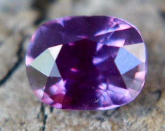 Natural Pink Sapphire | Cushion Cut | 1.61 Carat | 7.50x5.90 mm | Natural Pink Sapphire Ring | Engagement Rings | Loose Pink Sapphire