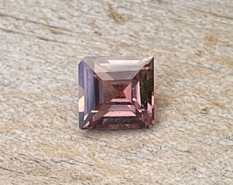 Natural Brown Sapphire | Step Cut | 0.77 Carat | 5.12x4.91 mm | Loose Brown Gemstones | Engagement Rings | Jewellery | Self made Ring