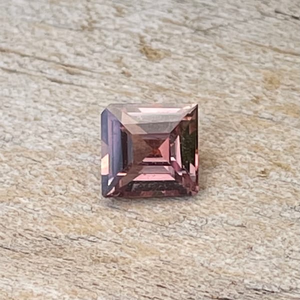 Natural Brown Sapphire: 0.77 Carat Step Cut Loose Gemstone
