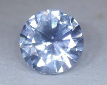 Natural Pale Blue Sapphire | Round Cut | 6 mm | 0.95 Carat | Loose Sapphire | Natural Sapphire | Sapphire Rings | Stone