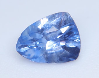 Natural Blue Sapphire 0.84 ct | Trillion Cut Ceylon Sapphire | SI Heated Loose Sapphire Gemstone