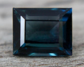 natural Teal Spinel | Step Cut | 7.70x6.15 mm | 1.89 Carat | Loose Spinel | Unset Spinel | Untreated Spinel Gemstone | Engagement Rings